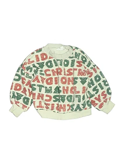 Pre-owned Zara Kids' Pullover Sweater In Green