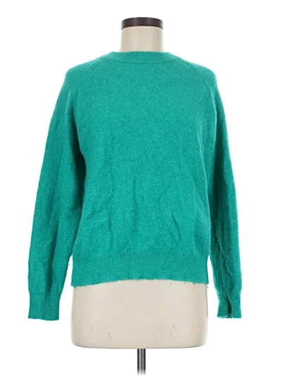 Pre-owned Zara Pullover Sweater In Green