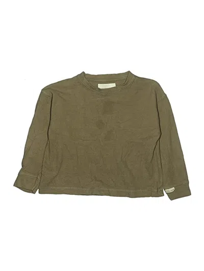 Pre-owned Zara Kids' Pullover Sweater In Green