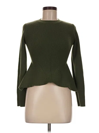 Pre-owned Zara Pullover Sweater In Green