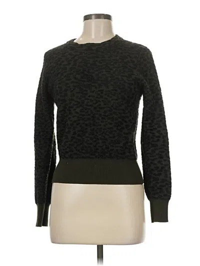 Pre-owned Zara Pullover Sweater In Green