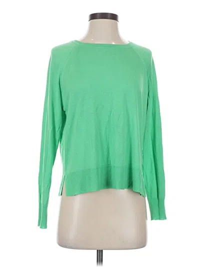 Pre-owned Zara Pullover Sweater In Green