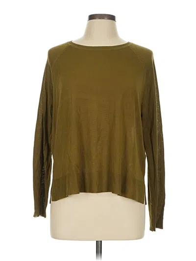 Pre-owned Zara Pullover Sweater In Green