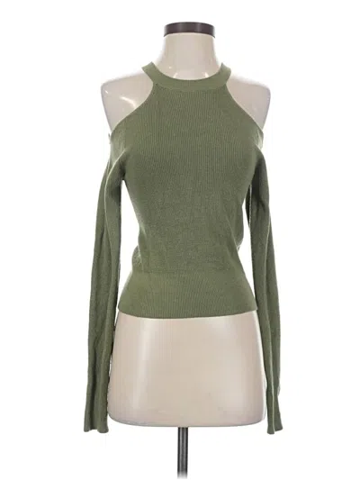 Pre-owned Zara Pullover Sweater In Green