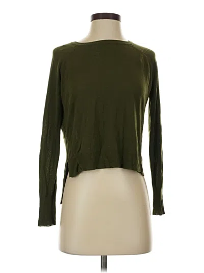 Pre-owned Zara Pullover Sweater In Green