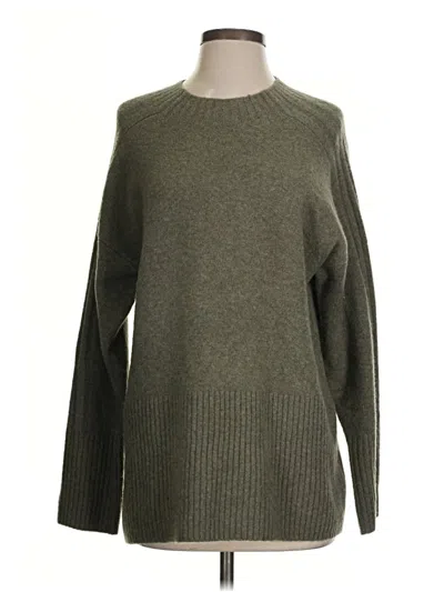Pre-owned Zara Pullover Sweater In Green