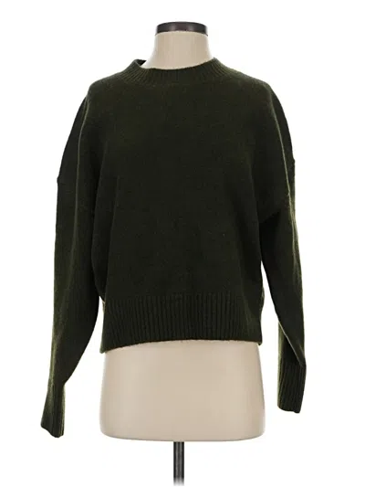 Pre-owned Zara Pullover Sweater In Green