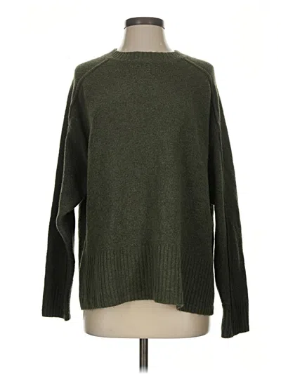Pre-owned Zara Pullover Sweater In Green
