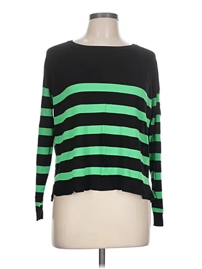 Pre-owned Zara Pullover Sweater In Green