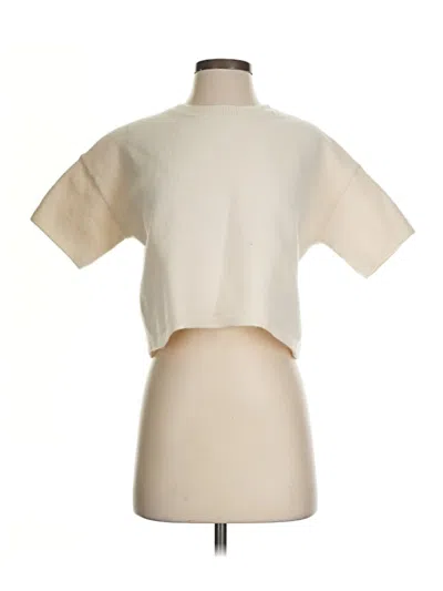 Pre-owned Zara Pullover Sweater In Ivory