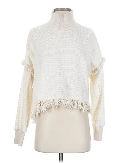 Pre-owned Zara Pullover Sweater In Ivory