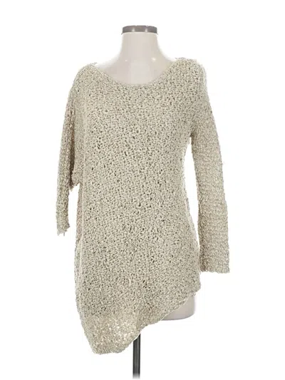 Pre-owned Zara Pullover Sweater In Ivory
