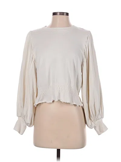 Pre-owned Zara Pullover Sweater In Ivory
