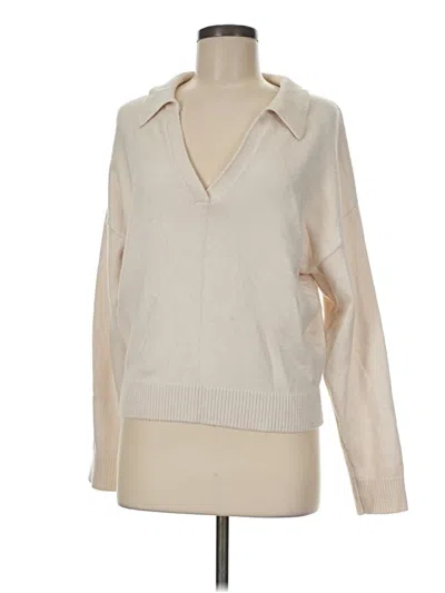 Pre-owned Zara Pullover Sweater In Ivory