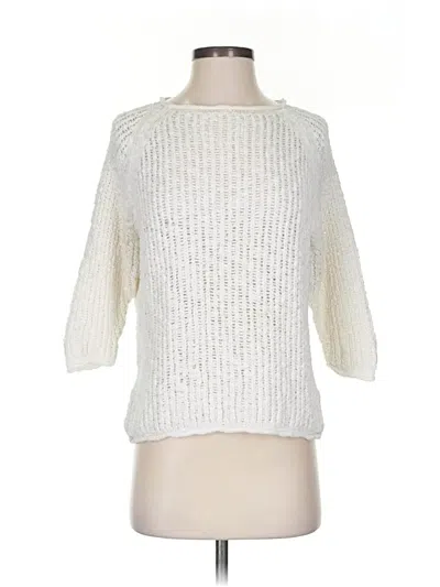 Pre-owned Zara Pullover Sweater In Ivory