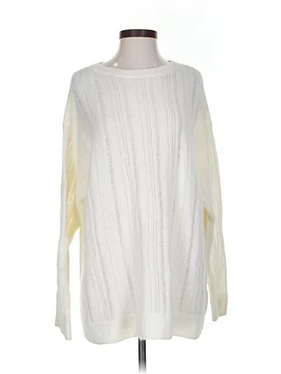 Pre-owned Zara Pullover Sweater In Ivory