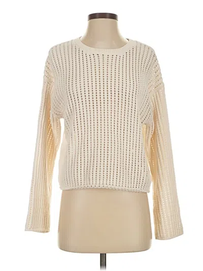 Pre-owned Zara Pullover Sweater In Ivory