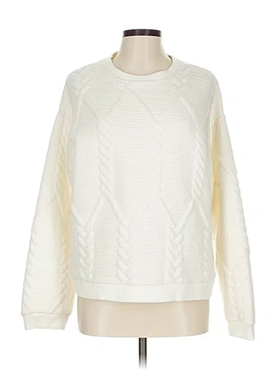 Pre-owned Zara Pullover Sweater In Ivory