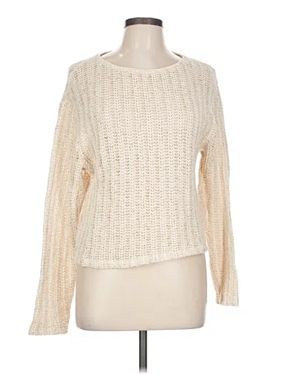 Pre-owned Zara Pullover Sweater In Ivory