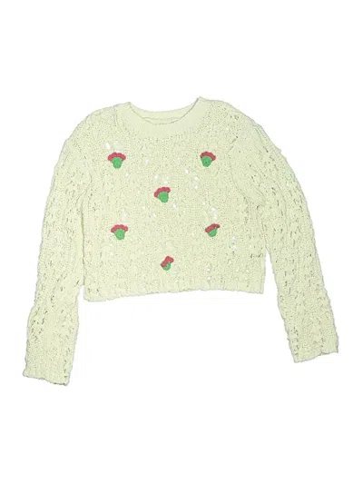 Pre-owned Zara Kids' Pullover Sweater In Ivory