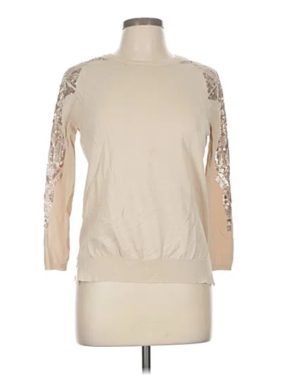 Pre-owned Zara Pullover Sweater In Ivory