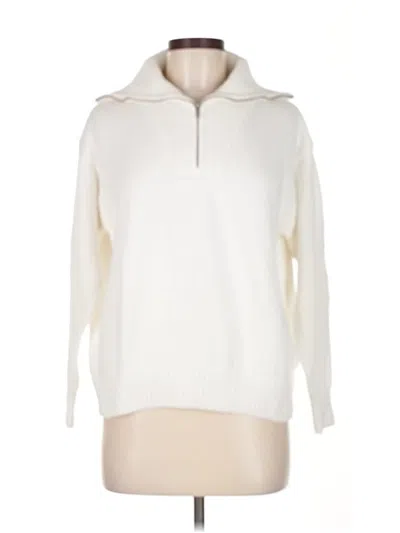 Pre-owned Zara Pullover Sweater In Ivory