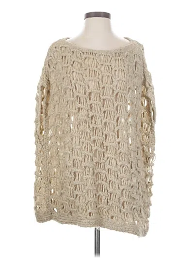 Pre-owned Zara Pullover Sweater In Ivory
