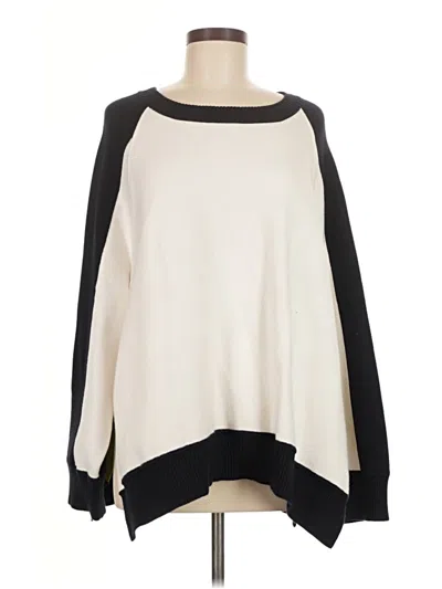 Pre-owned Zara Pullover Sweater In Ivory