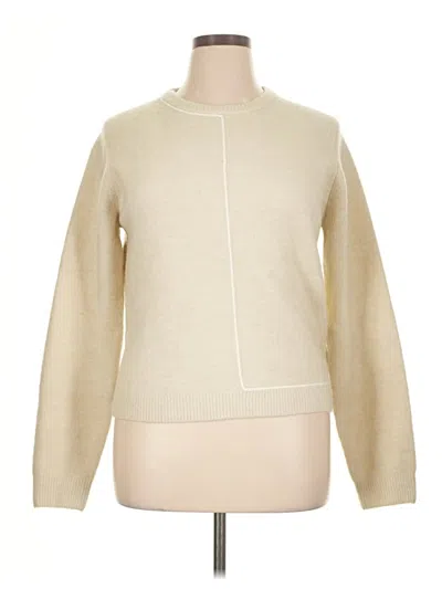 Pre-owned Zara Pullover Sweater In Ivory