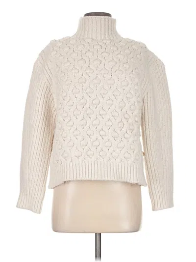 Pre-owned Zara Pullover Sweater In Ivory