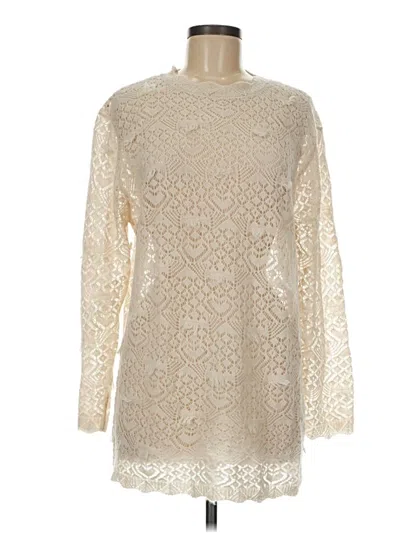 Pre-owned Zara Pullover Sweater In Ivory