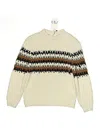 Zara Pullover Sweater In Ivory
