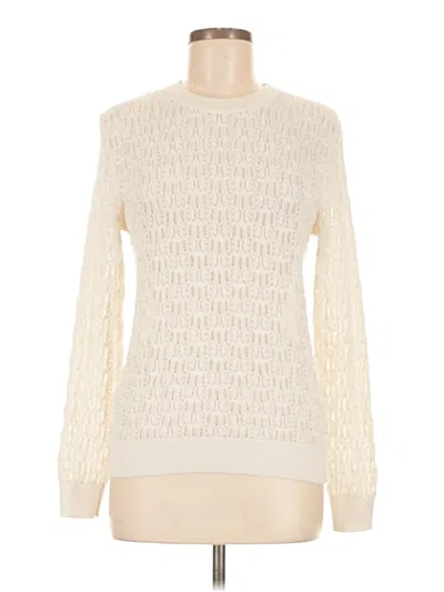 Pre-owned Zara Pullover Sweater In Ivory