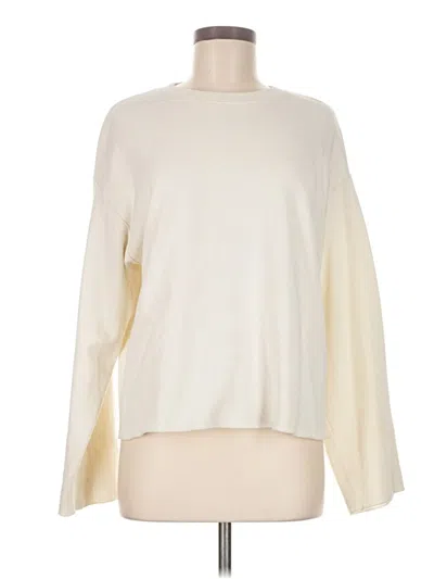 Pre-owned Zara Pullover Sweater In Ivory