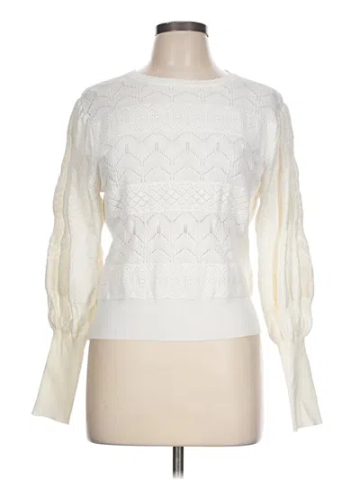 Pre-owned Zara Pullover Sweater In Ivory