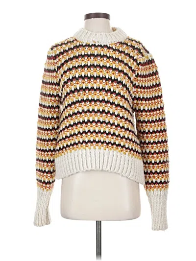 Pre-owned Zara Pullover Sweater In Ivory