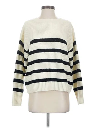 Pre-owned Zara Pullover Sweater In Ivory