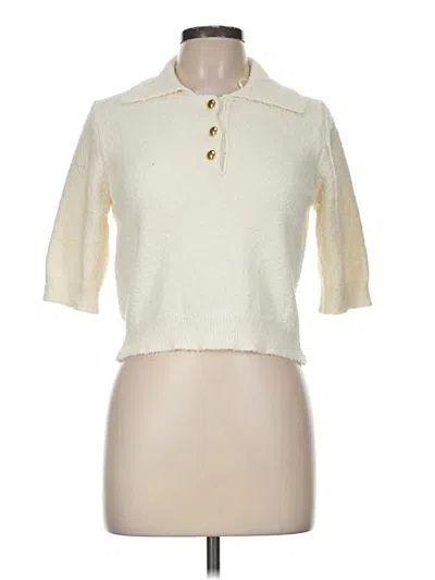Zara Pullover Sweater In Ivory