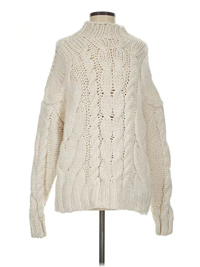 Pre-owned Zara Pullover Sweater In Ivory