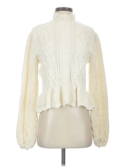 Pre-owned Zara Pullover Sweater In Ivory