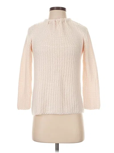 Pre-owned Zara Pullover Sweater In Ivory