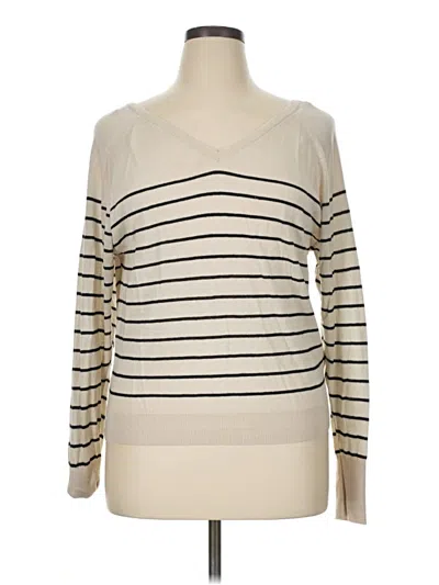 Pre-owned Zara Pullover Sweater In Ivory