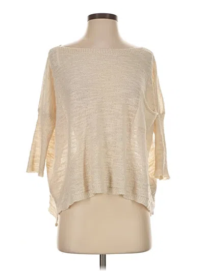 Pre-owned Zara Pullover Sweater In Ivory