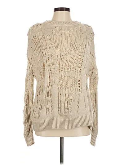 Pre-owned Zara Pullover Sweater In Ivory