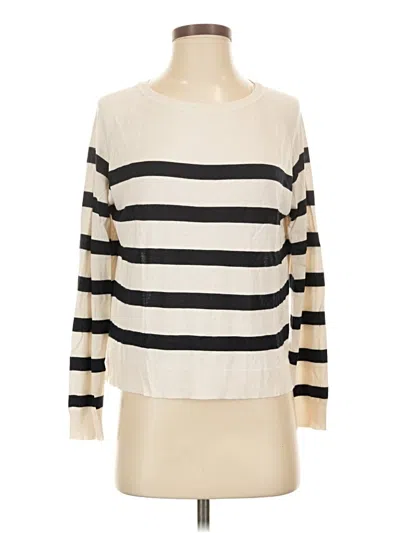 Pre-owned Zara Pullover Sweater In Ivory