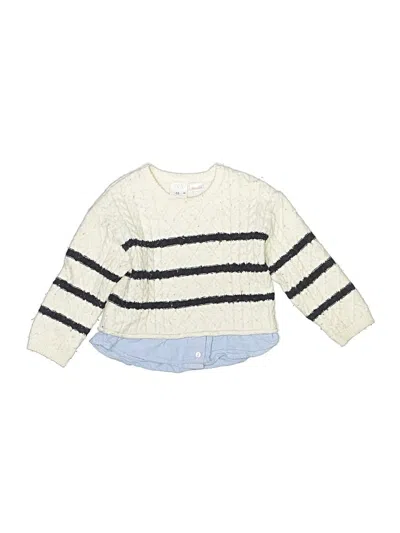 Pre-owned Zara Kids' Pullover Sweater In Ivory