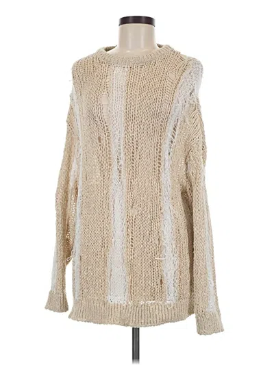 Pre-owned Zara Pullover Sweater In Ivory