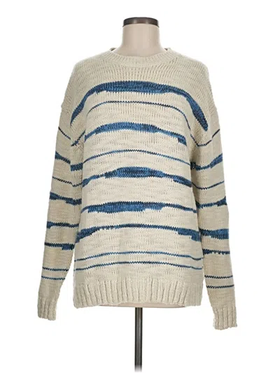 Pre-owned Zara Pullover Sweater In Ivory