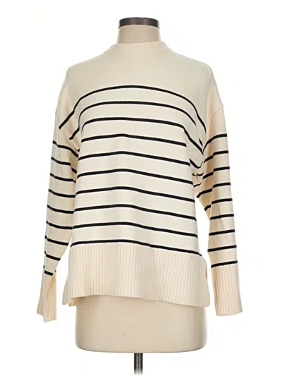 Pre-owned Zara Pullover Sweater In Ivory