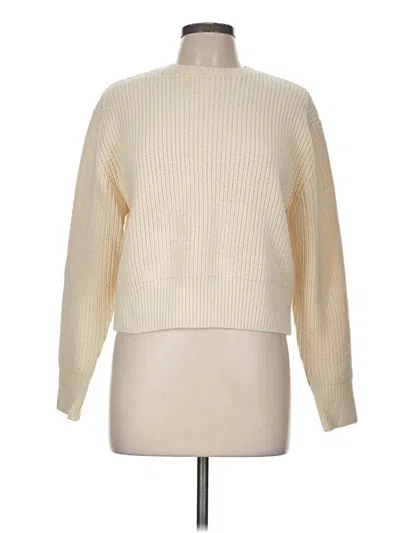Pre-owned Zara Pullover Sweater In Ivory